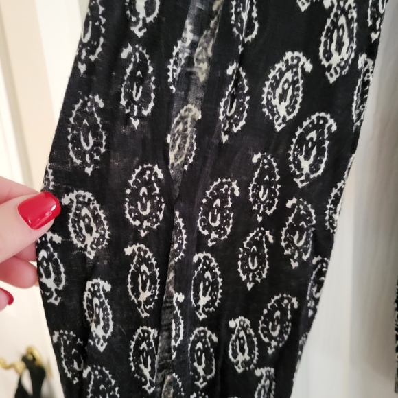 Lucky Brand Black Blouse Large - Picture 3 of 8